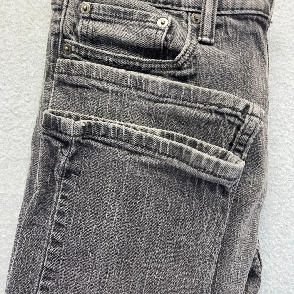 Levis 514 Jeans Mens 31X32 Black‎ Straight Low Rise Stretch Distressed Denim